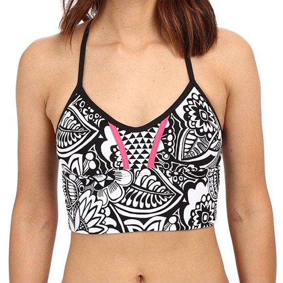 NWT Trina‎ Turk Recreation Pop Tropics Crop Bra - Picture 1 of 8